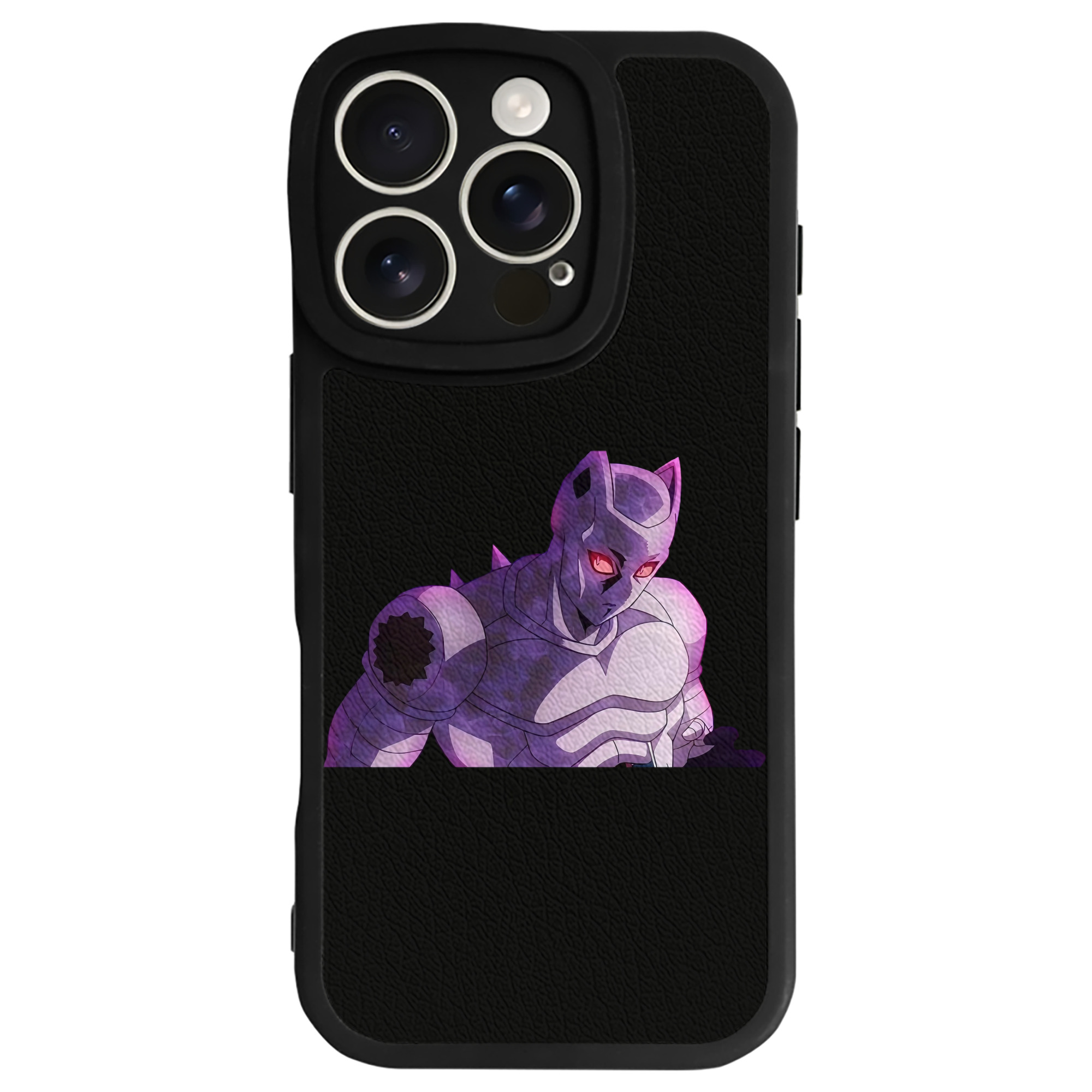 （画像用） ジョジョの奇妙な冒険 きら よしかげ JoJo's Bizarre Adventure Kira Yoshikage 【iPhone 16シリーズ対応】シリコンスマホケース（レザー調） 材質：シリコン